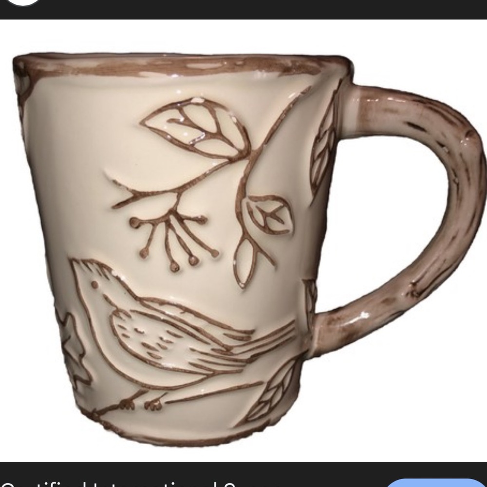 50% off w❤️ Certified International Susan Winget Bird 16oz Ceramic Coffee Mug